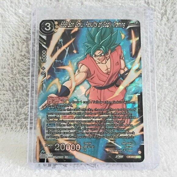 3/$25 Mint 2023 SSB Son Goku, Results... Dragon Ball Super Card P_497_PR Holo!! - Picture 1 of 2